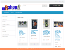 Tablet Screenshot of mrshop.com.au